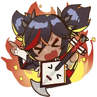 Sticker Набор Паймон 3 @nyasticks - 6