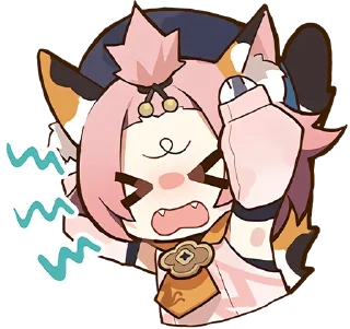 Sticker Набор Паймон 3 @nyasticks - 9