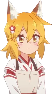 Стикер Sewayaki Kitsune no Senko-san @anime_stickerr - 3