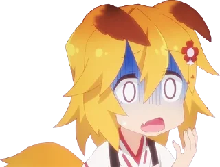 Стикер Sewayaki Kitsune no Senko-san @anime_stickerr - 7
