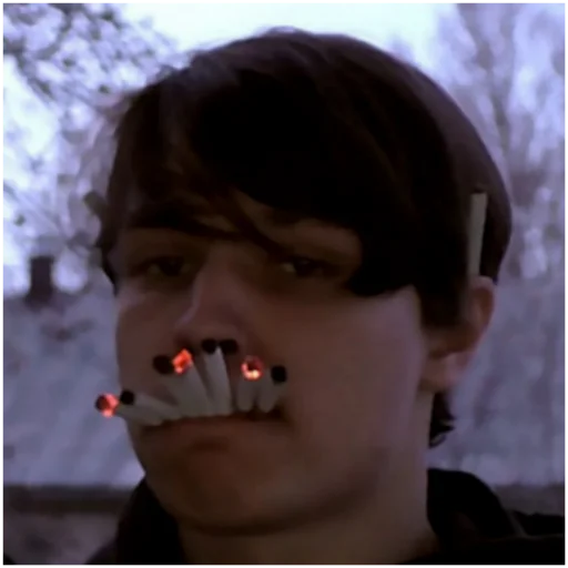 person human face lip