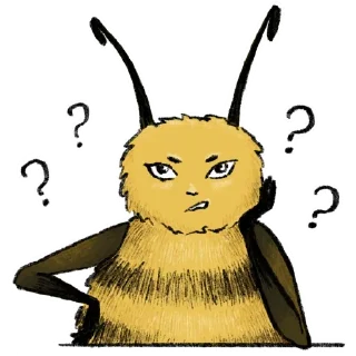 Стикер Пчолиные стикера @anime4_arts - 6