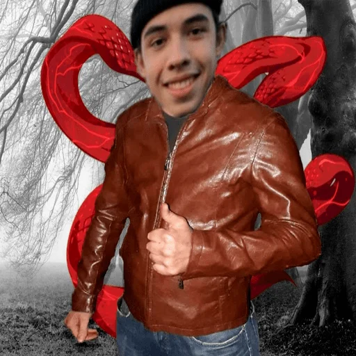 person jacket human face