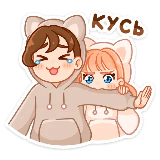 Стикер Пичи и Шоко (@TgSticker) - 0