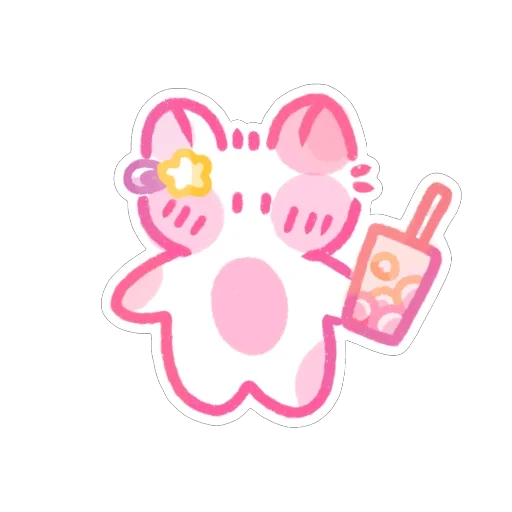 Sticker peachykotiki - 1