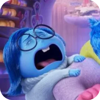 Sticker Я печаль 😢 @MoiStikiBot - 1