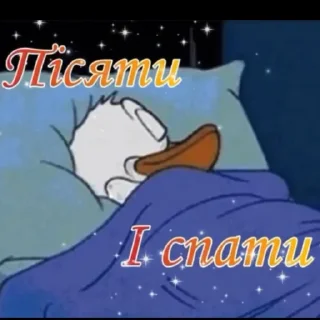 Стикер Пісяти й спати - 4