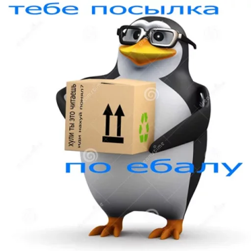 пингвин в очках - penguin