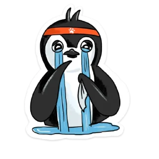 Sticker Пингвин Валера (@lentalite) - 6