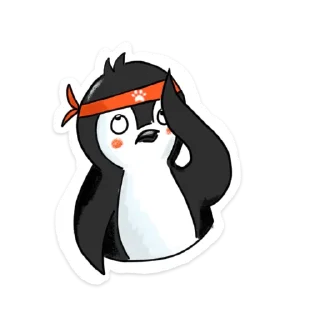 Sticker Пингвин Валера (@lentalite) - 2