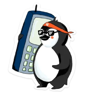 Sticker Пингвин Валера (@lentalite) - 11
