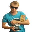 Sticker Пивные пятиборцы - 3