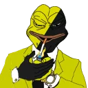 Стикер Pepe Ancap - 6