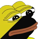 Стикер Pepe Ancap - 8