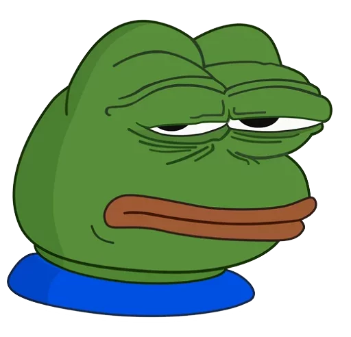 Sticker Pepe The Frog - Pack 1 - 4