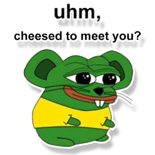 Sticker Pepe Mouse - 10