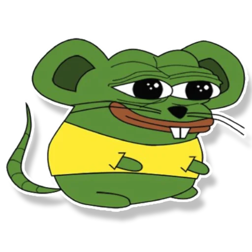 Sticker Pepe Mouse - 4