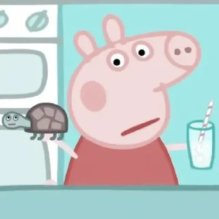 Стикер 𖥻 peppa pig : 🐷 : @lumicore_present - 5