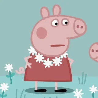 Стикер 𖥻 peppa pig : 🐷 : @lumicore_present - 0