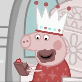 Стикер 𖥻 peppa pig : 🐷 : @lumicore_present - 1