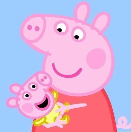 animal figure clipart pink