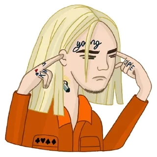 Стикер Overdose @stickersb2b - 10