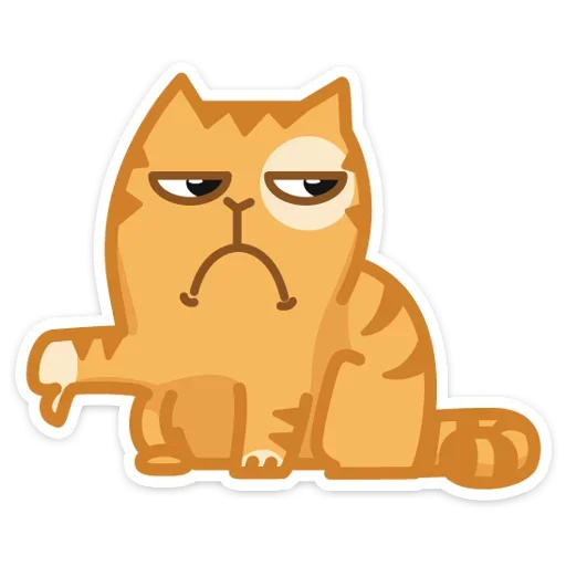 клипарт мультфильм кошка