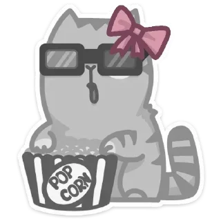 Sticker Персик с бантом @kungrl @tgsticker - 8