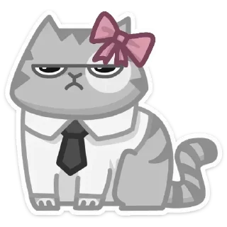 Sticker Персик с бантом @kungrl @tgsticker - 0