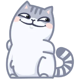 Sticker Серый персик - 7