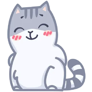 Sticker Серый персик - 5