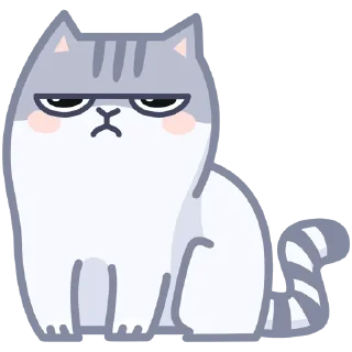 Sticker Серый персик - 8