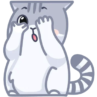 Sticker Серый персик - 9