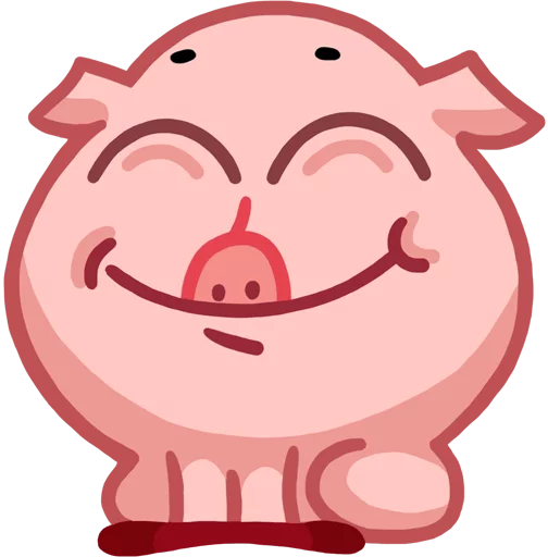 clipart drawing pig