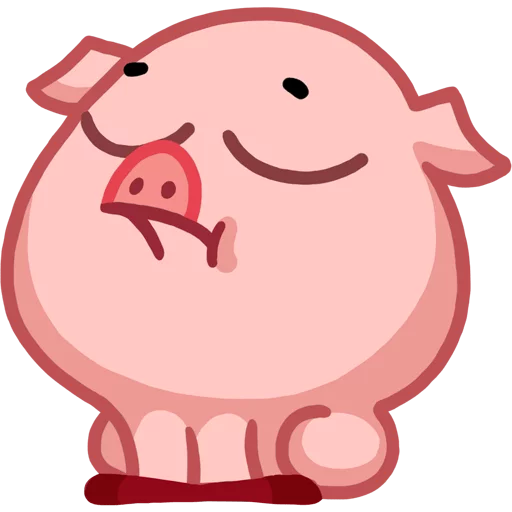 clipart pig drawing