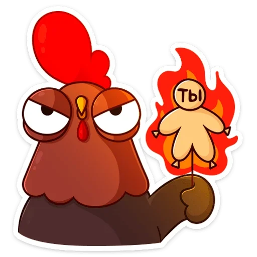 Sticker Петушок Петя (@TgSticker) - 0