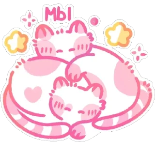 Sticker пичи котятки @anime4_arts - 9
