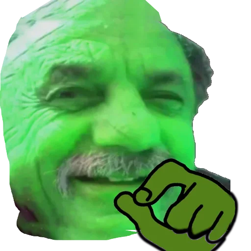 mask cartoon human face