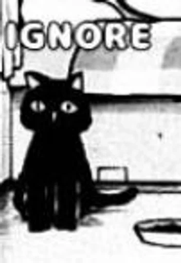 text black and white small to medium-sized cats