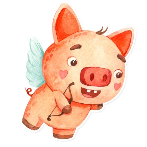 Стикер Вооброжаемый Хрюня - 8