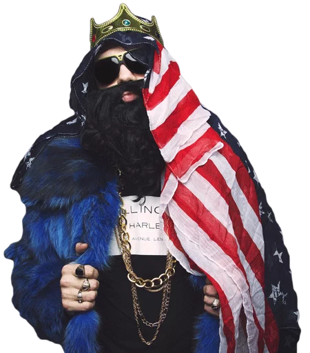 human face flag clothing