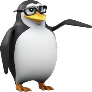 Sticker Пингвин @anime4_arts - 5