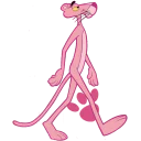 Стикер pink panther - 6