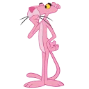 Стикер pink panther - 4