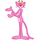 Стикер pink panther - 3