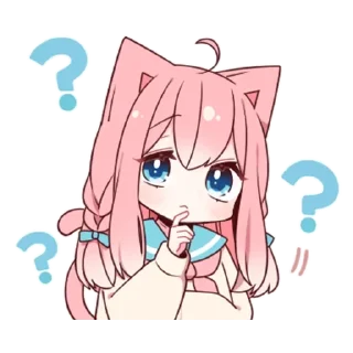 Sticker Розовая кошечка - @tg_sticks - 5