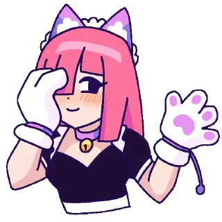 Sticker PINKU PAWLETTE by @itomesh - 0
