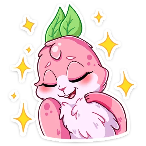Sticker Pinky Bunny :: @TgSticker - 10