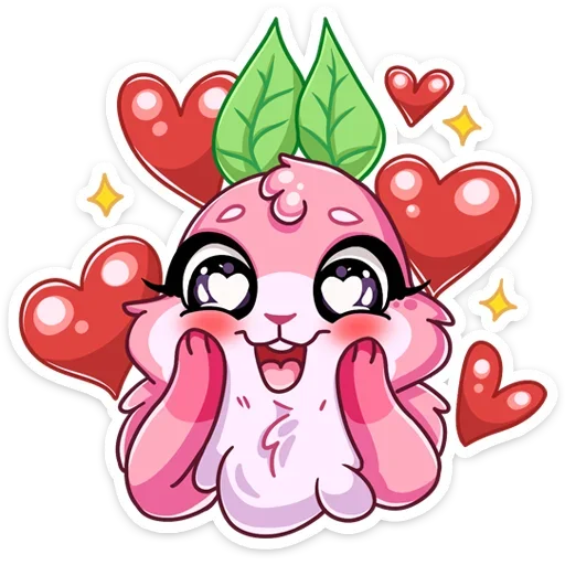 Sticker Pinky Bunny :: @TgSticker - 5