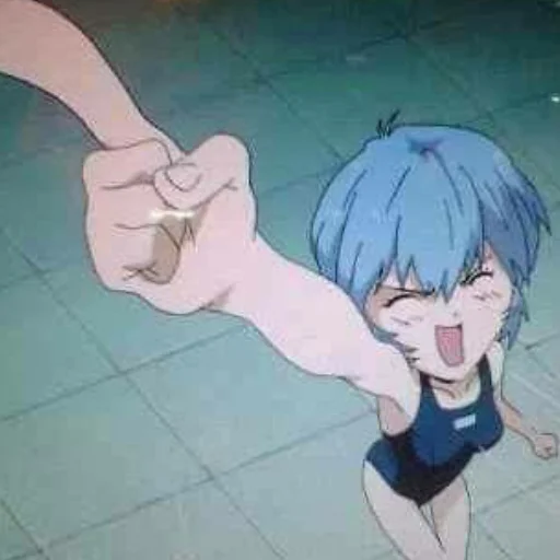 мультфильм аниме человеческое лицо